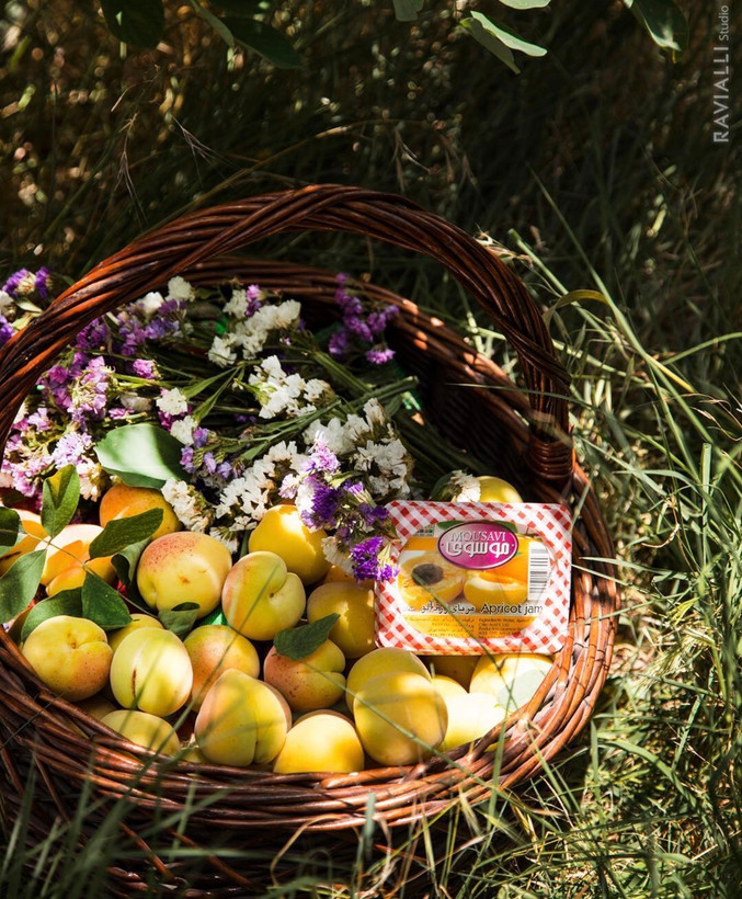 مربا زردآلو موسوی در بسته بندی کاپ 225 گرم