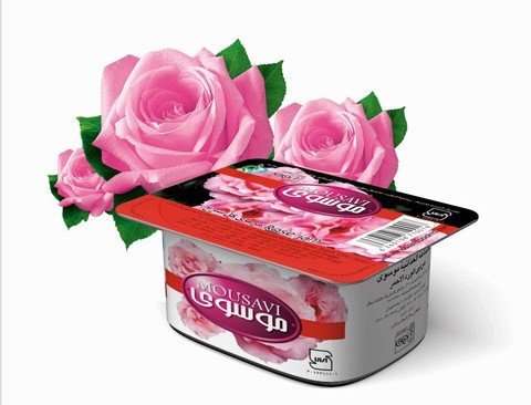مربا گل سرخ موسوی در بسته بندی کاپ 225 گرم