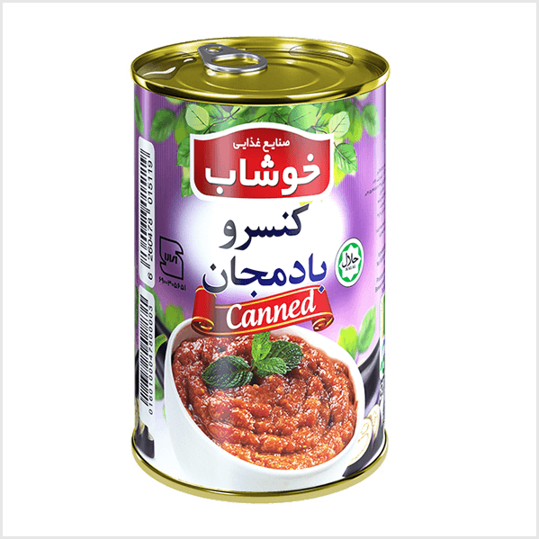 کنسرو بادمجان خوشاب وزن 350 گرم